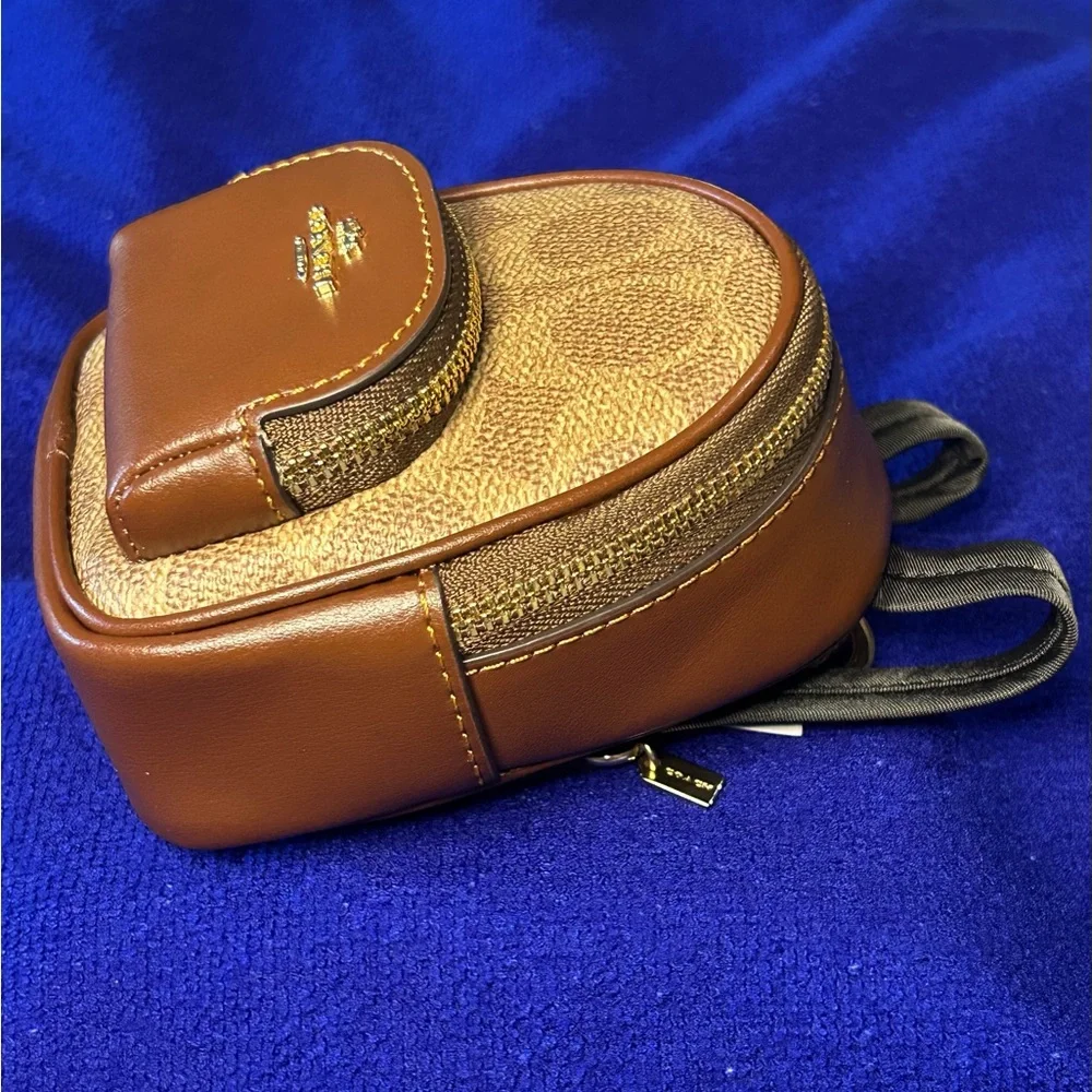 Coach Mini Backpack Keychain - Picture 9 of 10